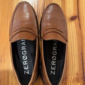 Cole Haan Tan Leather Loafers